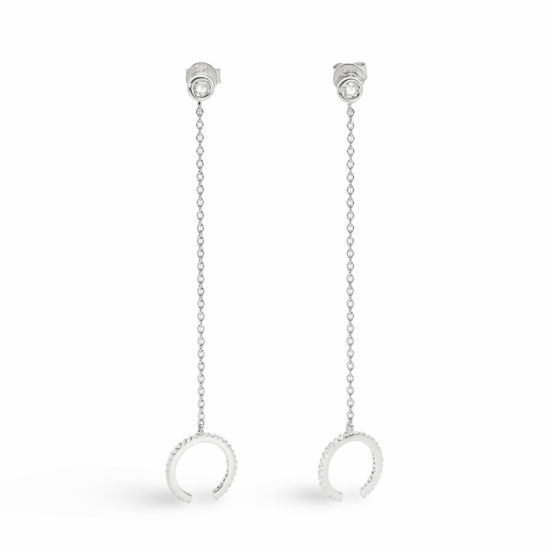 Pendientes - Cuff Plata